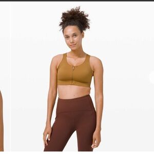 NWT Lululemon Enlite Bra Zip Front *High Support 36B
